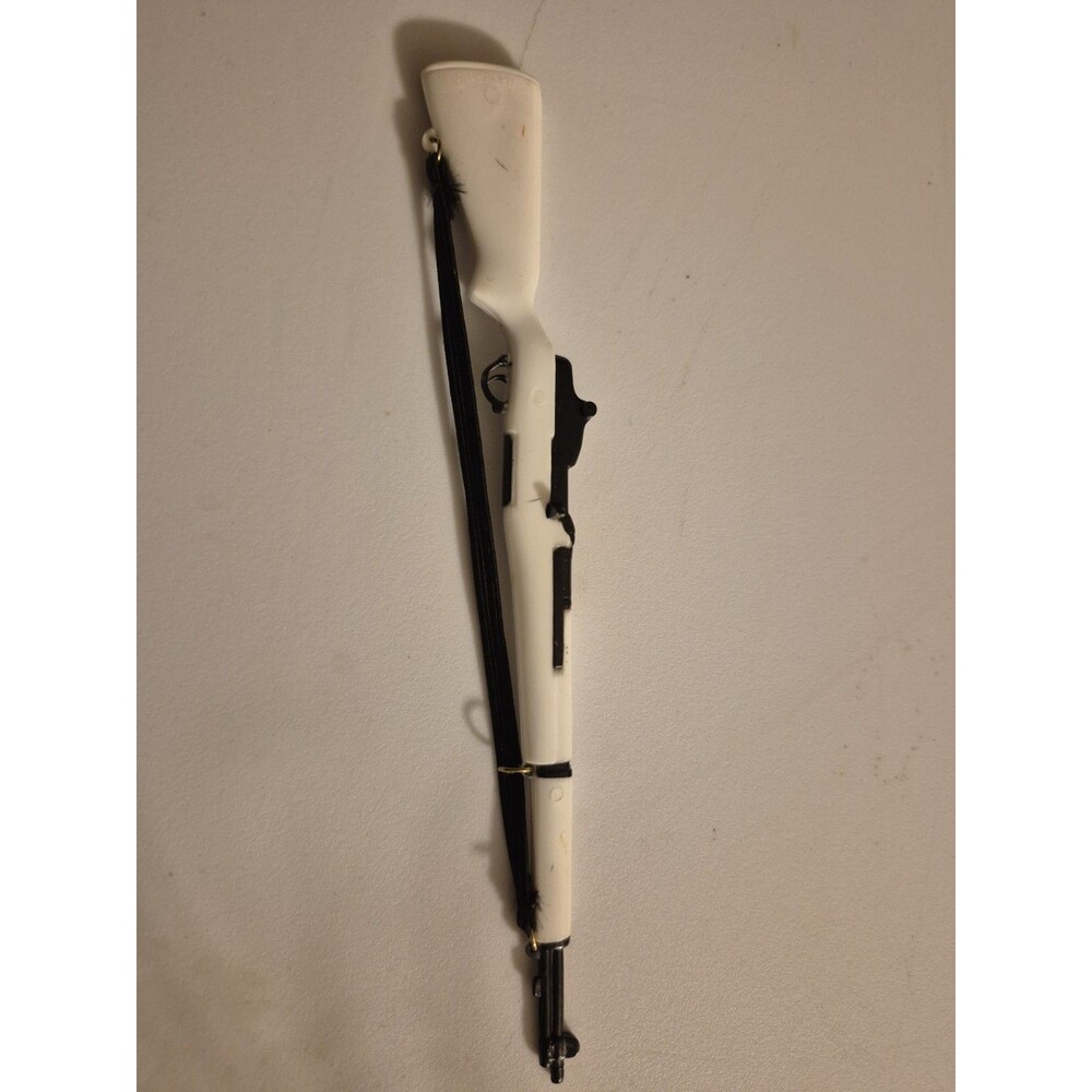VINTAGE HASBRO MARKED GI JOE WHITE M1 GARAND RIFLE ski patrol mountain troops